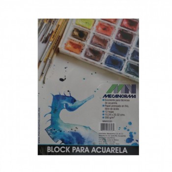 BLOCK ACUARELA MECANORMA